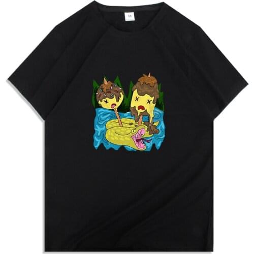 T-shirt men women estival et humoristique avec Finn et jack princesse bubble legum Rock Adventure Time Marceline cadeau
