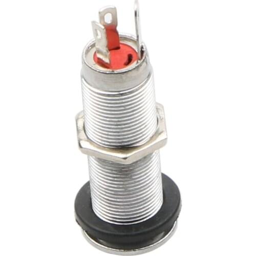 Guitar Cylinder Flush Mounting Output Socket Low Pin Straight Socket for