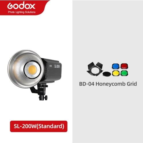 Free DHL Godox SL-200W 200Ws 5600K Studio LED Bowens Mount Continuous Photo Video Light Lamp w/ Remote