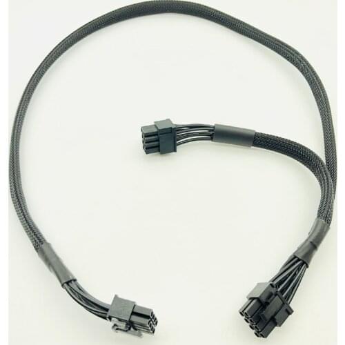 PCI Express GPU 8pin to Dual 8(6+2)Pin Power Cable Graphics Card 8pin 1 to 2 Power Cord For Corsair RM650X RM750X RM850X RM1000X