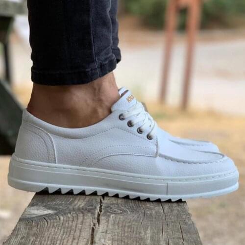 Knack Casual Male Classic Sports Shoes T12 White Seasonal Orthopedic Casual Base Style Spring Summer 2021 Fashion Inner Lining Cotton