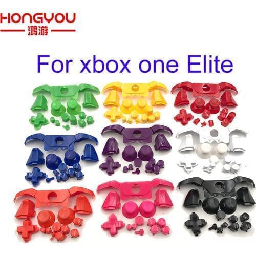 5set Replacement Bumpers Trigger Thumbstick Buttons For Xbox One Elite X1 Analog Stick Dpad Controller