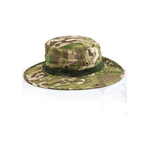 Summer UV Protection Tactical Military Army Hiking Outdoor Sun Hat for Fishing