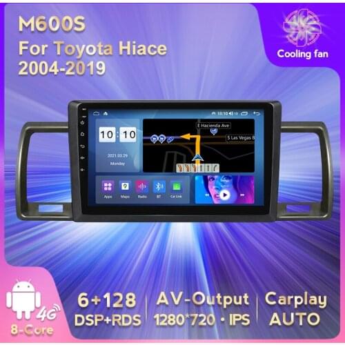 MEKEDE For Toyota Hiace GPS Navigation 2004-2018 built-in carplay Auto Car Radio Video Player Android 11 Octa-core IPS