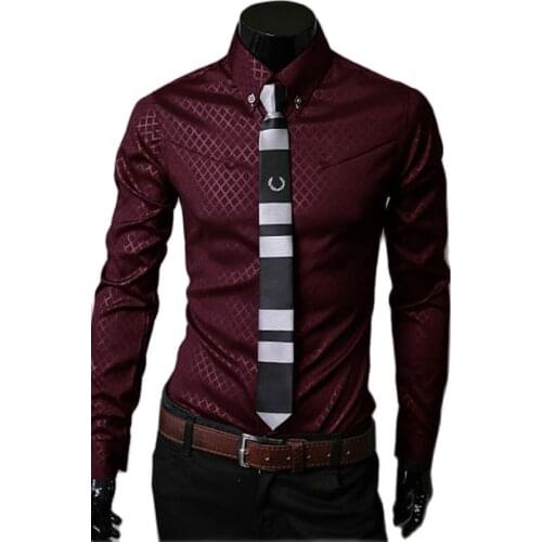 New specials M-XXXXXL mens long sleeve shirts