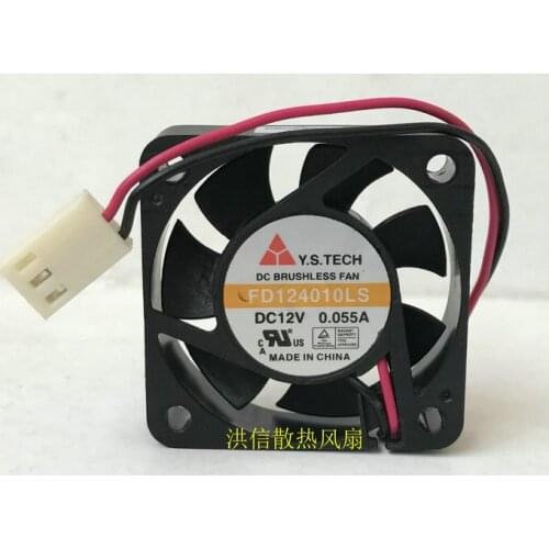 Original Y.S.TECH FD124010LS DC12V 0.055A 4CM 4010 ultra-quiet fan