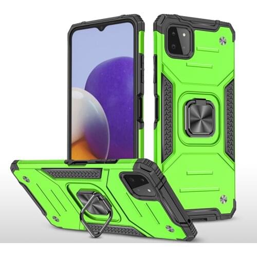 For Samsung Galaxy A22 Shock Proof Bumper Case for Samsung A22 A 22 5G Strong Armor Drop Protective Ring Holder Magnetic Cover