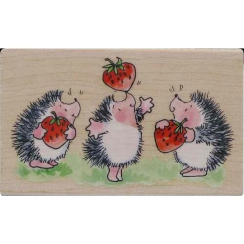 Hedgehog Clear Stamps Metal Cutting Die Silicone Seals for DIY Scrapbooking Photo Album Card Making