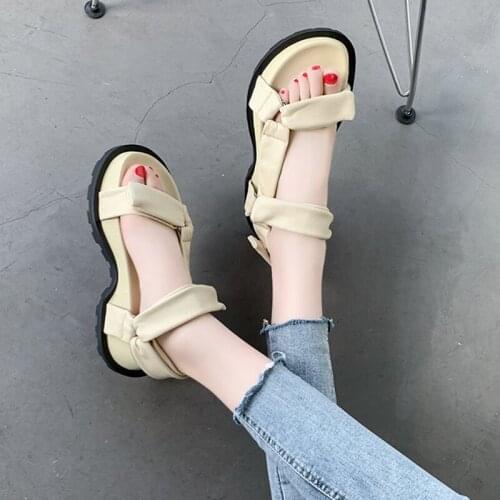 Rimocy Thick Bottom Beach Platform Sandals Women 2021 Non Slip Strap Sport Sandals Woman Outdoor Summer Casual Shoes Female