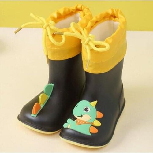 Newest Girl Rainboots Classic Waterproof Childrens Shoes Kids Rain Boots Pvc Rubber Boots Kids Baby Water Shoes Boy Rain Boots