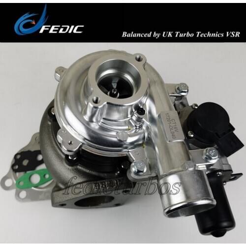 Turbocharger CT16V 17201-0L040 Turbine full turbo for Toyota Forturner Hilux Land Cruiser 150 3.0 D-4D 163/171/173 HP 1KD-FTV