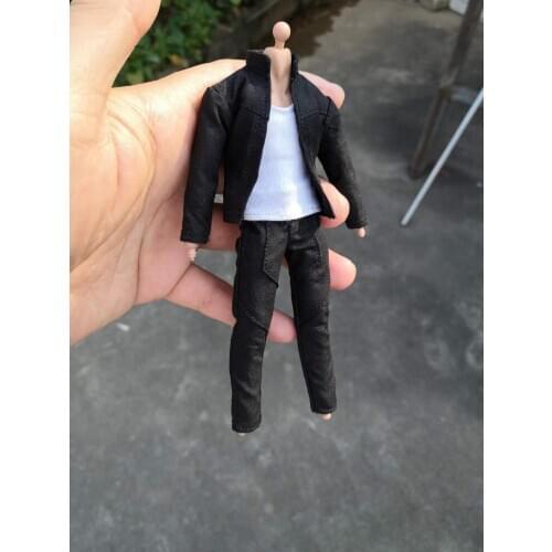 In Stock 1/12 Sport Clothes for Male Jacket and Sweatpants Suits for 6 inch Action Figure Body
