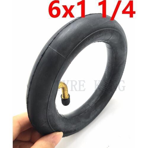 High Quality 6x1 1/4 Inner Tube /tire 6*1 1/4 Inner Camera for Small Surf Electric Scooter Motorcycle A-Folding Bike Parts
