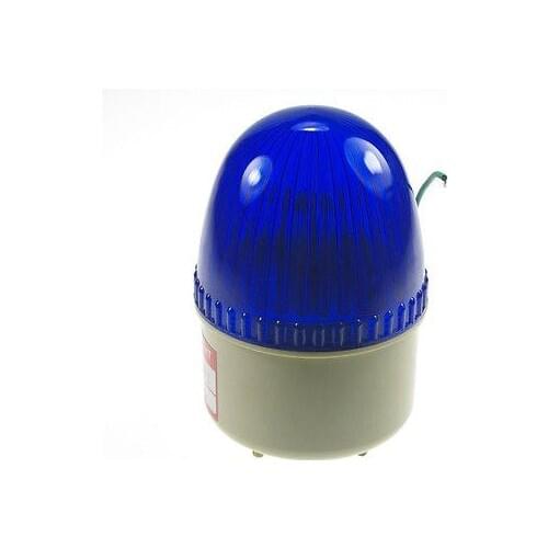 1PCS 24VDC Blue Caution Light MINI Beacon Warning Signal Light Lamp Spiral Fixed