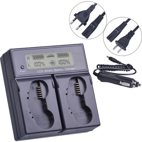1 PACK LCD Dual Smart Fast Charger for Nikon EN-EL4, EN-EL4A, ENEL4, ENEL4A and Nikon D2Z, D2H, D2Hs, D2X, D2Xs, D3