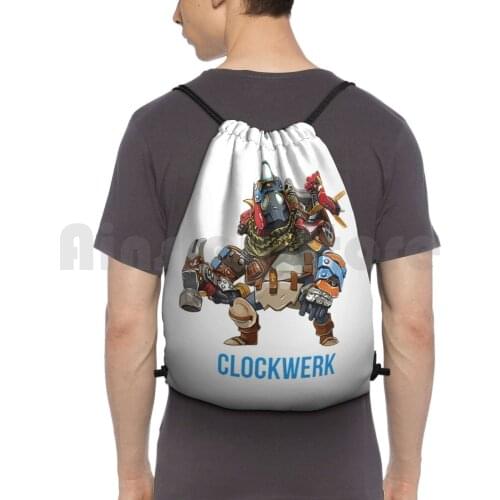2-Clockwerk Backpack Drawstring Bags Gym Bag Waterproof 2 Clockwerk Clockwerk 2 2 2 Online Game