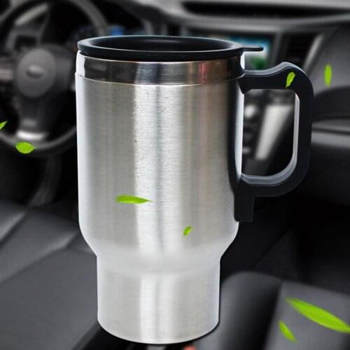 80% Hot Sell 12V 500ml Car Heating Thermal Cup Bottle Thermostat Coffee Water Mug Heater