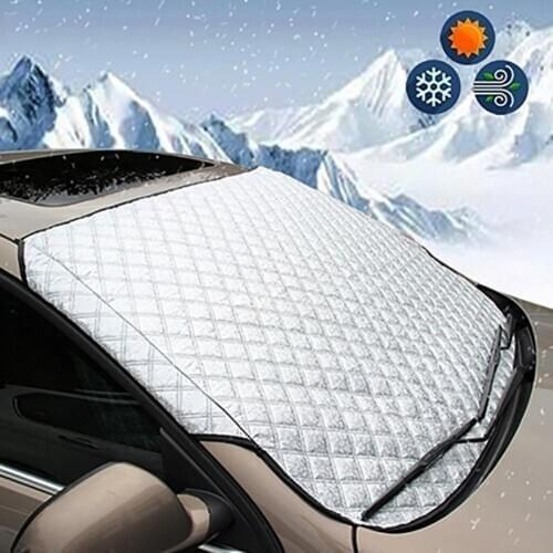 Car Auto Snow Ice Protector Visor Sun Shade Fornt Rear Windshield Cover Shields