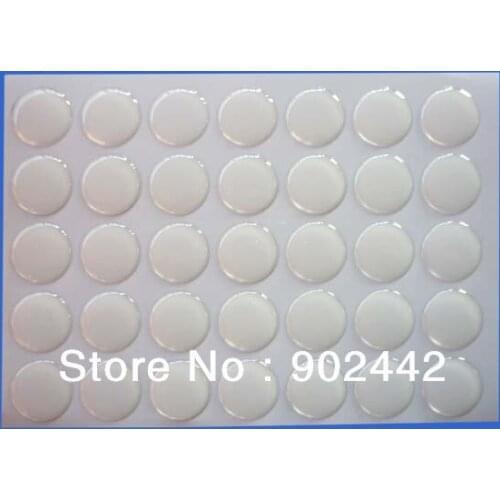 Free Shipping 2000 pcs/Lot 20 mm Clear Round 3D Epoxy Resin Dome Stickers for DIY Jewelry Pendant