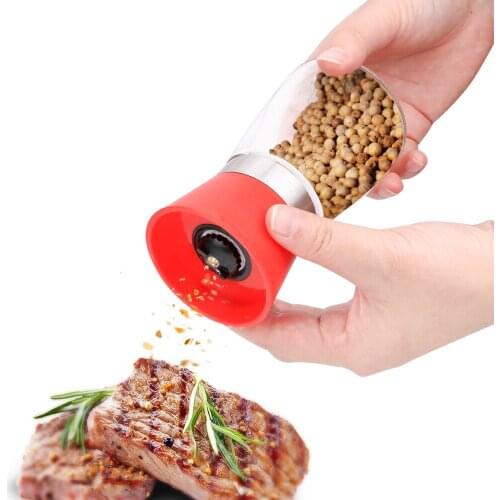 Cruet Bottle Grinding Gadget Spice Salt Pepper Shakers Can Seasoning Jar Manual Salt Pepper Mill Kitchen Cruet