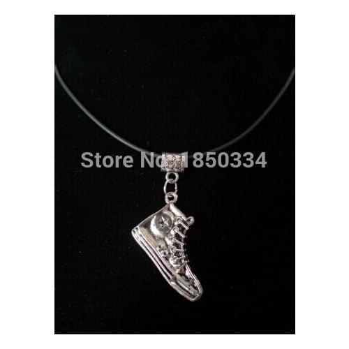 HOT 10 pcs Fast delivery Gym shoes Statement Collar Choker Necklaces & Bracelets Pendants Jewelry Gift Wholesale B127