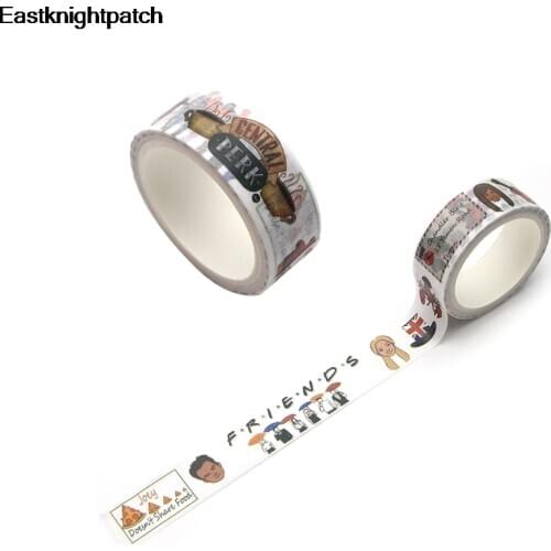 Friends tv show Cartoon funny DIY Scrapbooking Sticky Adhesive washi Paper Masking Tape Printed Patterns stickers decals E0136