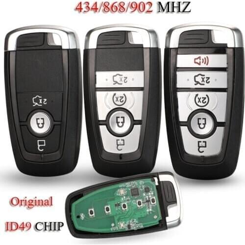 Kutery Original Remote Smart Car Key For Ford Mondeo Mustang Fusion 2017 M3N-A2C93142600 434/868/902Mhz ID49 Chip
