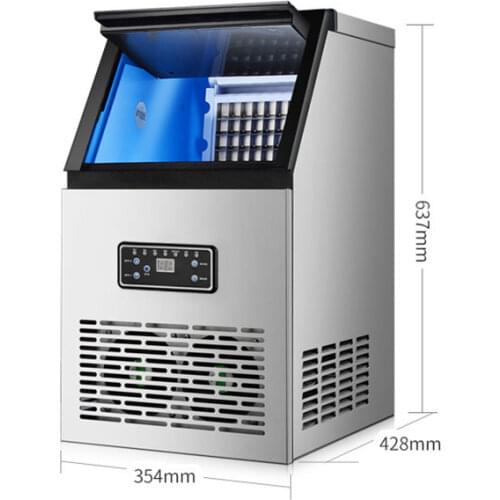 110V 60KG 70KG 80KG Ice Maker commercial cube ice machine automatic /home ice machine / for bar / coffee shop / tea shop