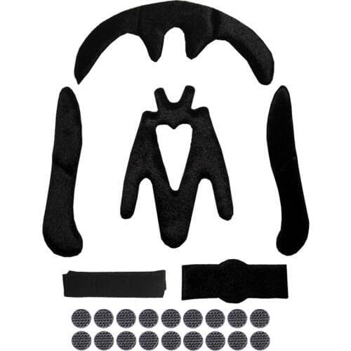 LOCLE Breathable Bicycle Helmet Inner Cycling Helmet Lining Comfortable Bicycle Helmet of Inner Pads Top Black Helmet Padding