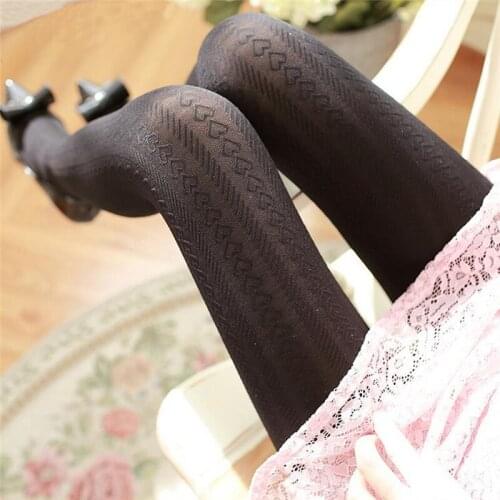 Fashion New Trendy Women Clothes Casual Geometry Stockings Pantyhose Opaque Footed Polyester Winter Warm Thick Tights one pairs