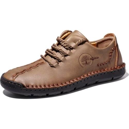 Leather Shoes Casual Sneakers Men Shoes Driving Comfortable Quality Leather Shoes Men Loafers Hot Sale Moccasins Tooling Shoe