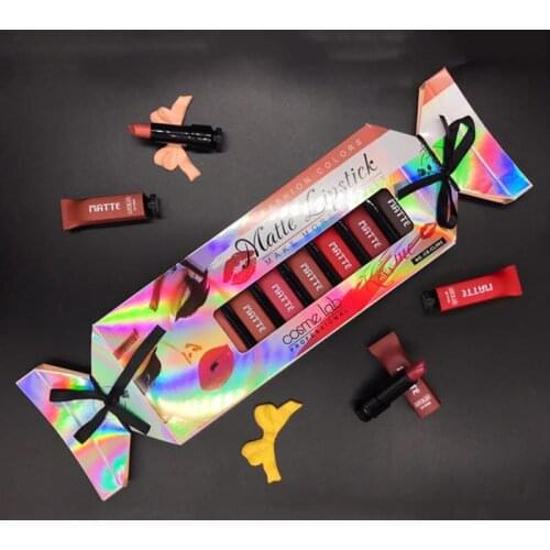 12 Color Lipstick Set Velvet Matte Moisturizing Waterproof Non-Fading Non-Stick Cup Lipstick Pen Lips Makeup Korean Cosmetic