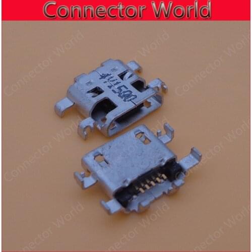 100pcs/lot new micro mini usb jack connector for LENOVO A5500 A5500H 8"A526 A5500-F TABLET charger Charging Port socket