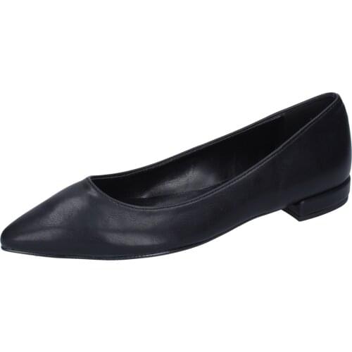 OLGA rubies ballet flats woman synthetic leather black