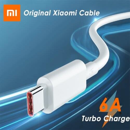 Xiaomi Turbo Charge Cable Original 6A 33W Usb Type C Charger Cord USBC Long Kabel for Mi11 Mi 10 Ultra 11 Redmi K40 Pro + Note10