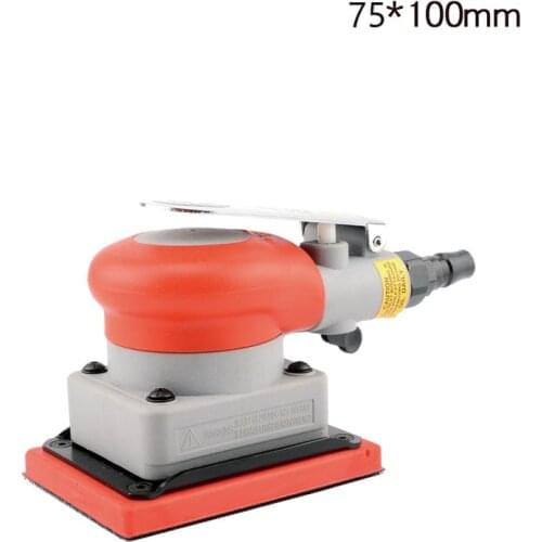 Pneumatic sander pneumatic tools square rail pneumatic polishing machine square pad 75 * 100mm surface grinder