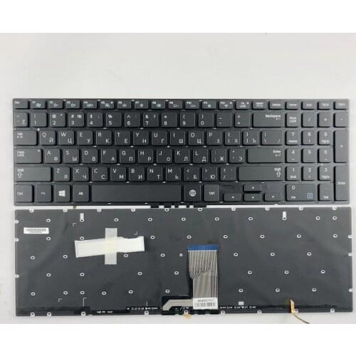 Russian US Arabic Backlit Keyboard For Samsung NP880Z5E NP870Z5E NP770Z5E NP780Z5E NP670Z5 NP670Z5E-X01CL -X02CL Ativ Book 6