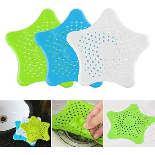 Anti-blocking Floor Drain Silicone Sucker Sewer Outfall Strainer Sink Filter Hair Stopper & Catcher Bathroom Kitchen Accessories