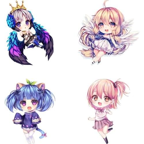 Three Ratels CA89 Nekopara Cute cartoon girl Super Staffie decal on Wall Fridge Toilet car bike