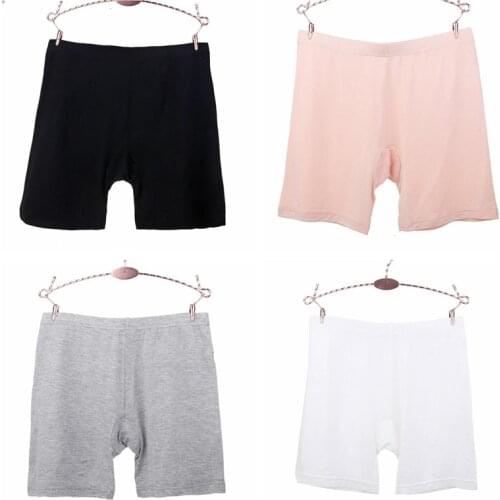 Women Safety Shorts Pants Pure Cotton Seamless Panties Girls Slimming Underwear Plus Size Safety Shorts