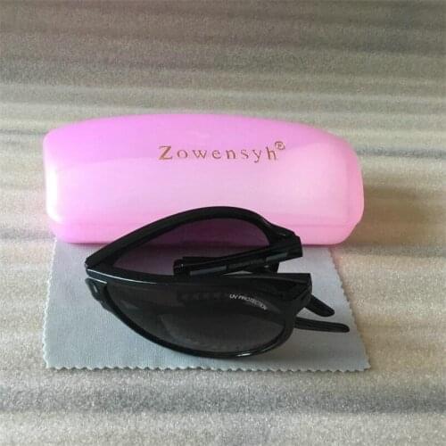 Zowensyh Foldable Sunglasses Folding Glasses With boxMen Women Brand Design Sun Glasses Folded Oculos De Sol UV400