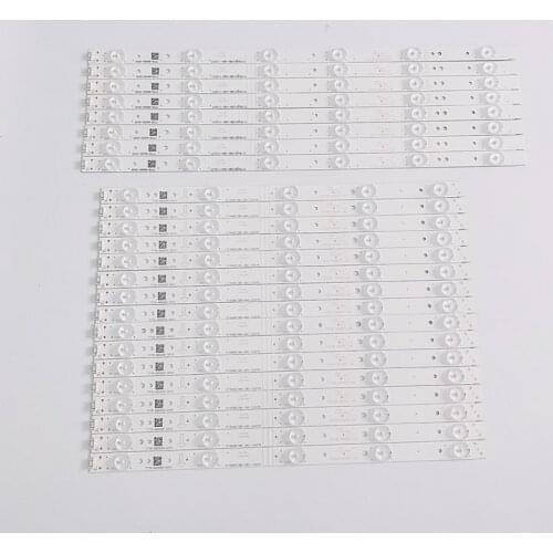 1Set (16PCS*5LED+8PCS*6LED) LED Backlight For 65M6E 65E6000 Light Bar 5800-W65002-LR10 5800-W65002-0P10 Screen RDL650WY