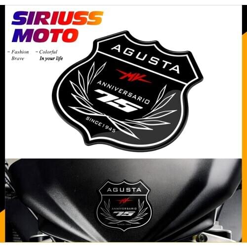 3D Motorcycle Decal Sticker Case for MV Agusta 75 Anniversario Emblem F3 675 Sticker