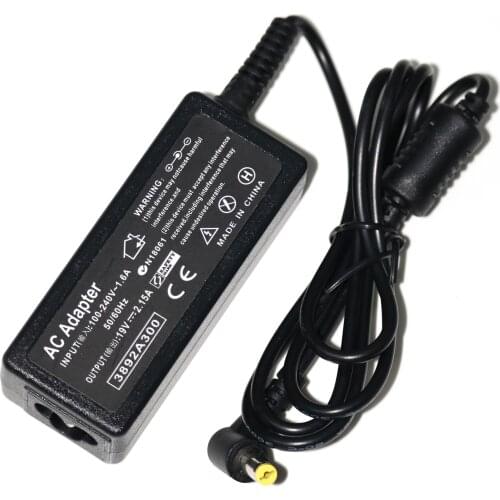 40W Adapter For Acer W500P W501 W501P For PACKARD BELL ZE7 laptop AC Charger Power supply 19V 2.15A 5.5*1.7mm