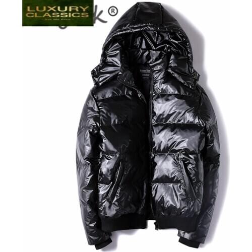 7xl Winter Plus Size Puffer Jacket Men Clothes 2021 Streetwear Light Mens Down Jacket Hooded Warm Duck Down Coat Y008