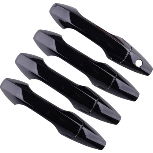 8Pcs/Set Car Exterior Door Handle Cover Trim Decor ABS Gloss Black Fit For Acura MDX RDX SUV TSX Honda CRV 2007 2008