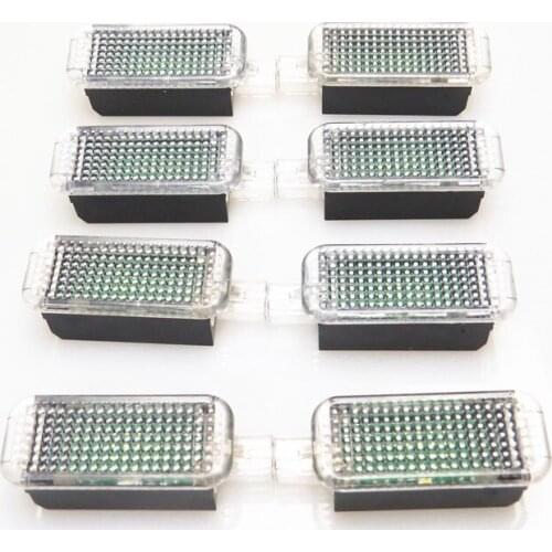 AZQFZ Car Interior LED Footwell Lights For Seat Lean Exeo Altea Lbiza Q3 Q5 Q7 A4 A6 A1 A2 A3 VW Golf Passat Jetta 3AD 947 409