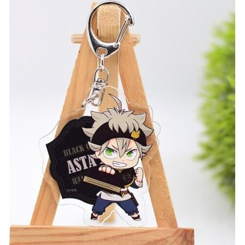 Black Clover Keychain Acrylic Cartoon Keyring Accessories WL0715