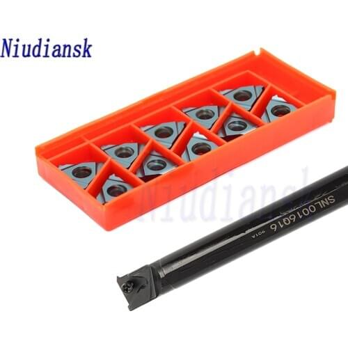 SNL0014N SNL0016Q16 SNL0020R16 SNL0025S Internal Thread Turning Tool Holder 10pcs 16ER 1.5 3.0 ISO BMA Carbide Inserts Lathe Set