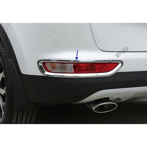 For Kia Sportage KX5 2016 2017 2018 Top Quality Car Body ABS Chrome Trim Back Tail Rear Fog Light Lamp Frame Stick Part 2pcs